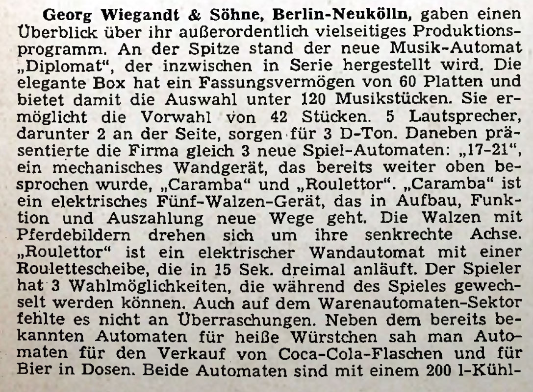 Messe 1955 Münzautomat 03 1955